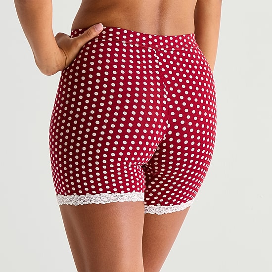 Arizona Body Cotton Boxer Briefs with Lace Trim