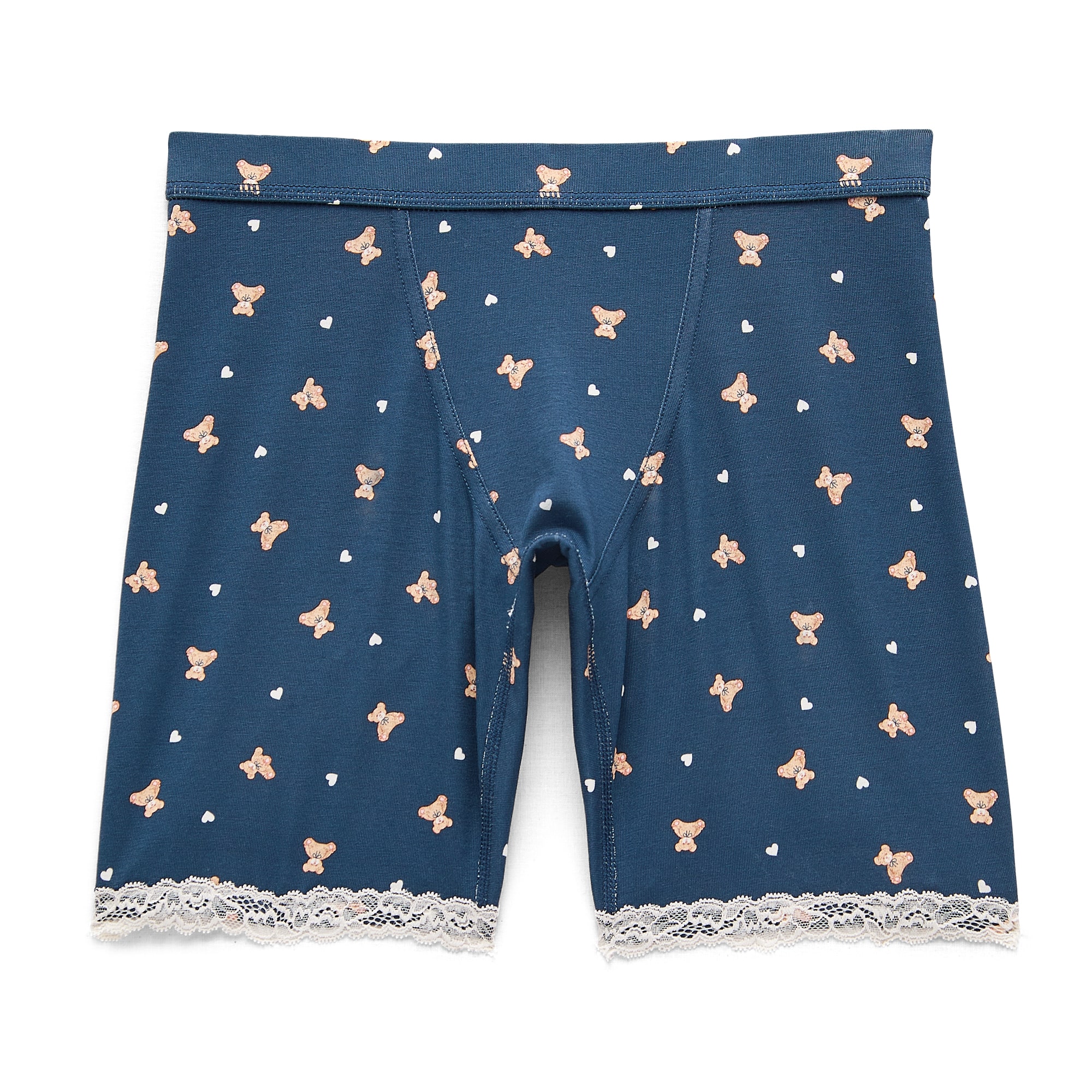 Arizona Body Cotton Boxer Briefs with Lace Trim