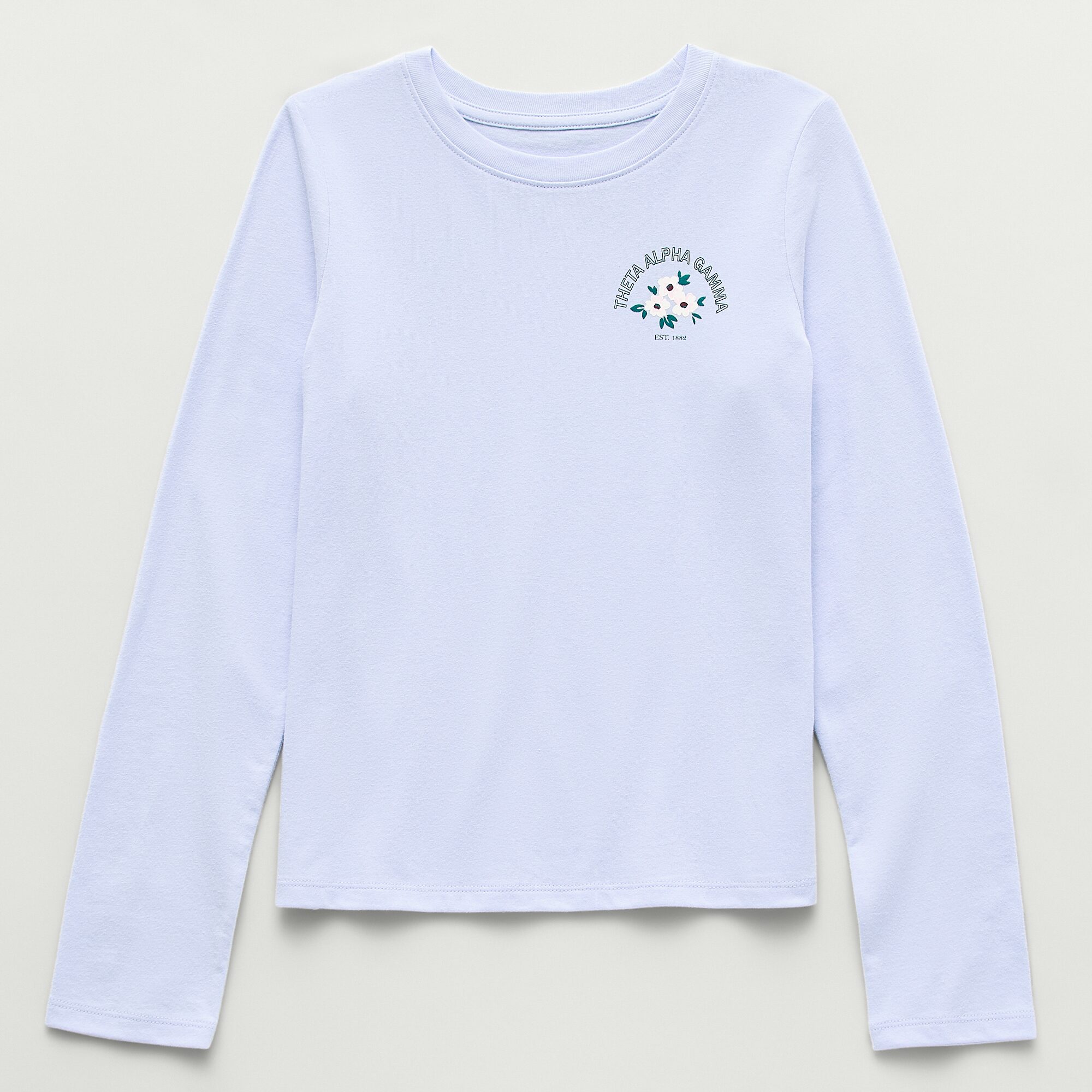Thereabouts Little & Big Kid Girls Crew Neck Short Sleeve Classic Fit Graphic T-Shirt