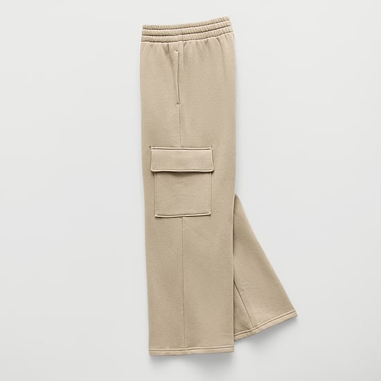 Xersion Little & Big Kid Boys Mid Rise Wide Leg Active Fleece Cargo Pant