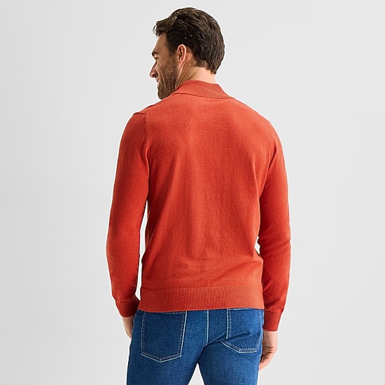 St. John's Bay Fine Gauge Mens Mock Neck Long Sleeve Quarter-Zip Pullover Sweater