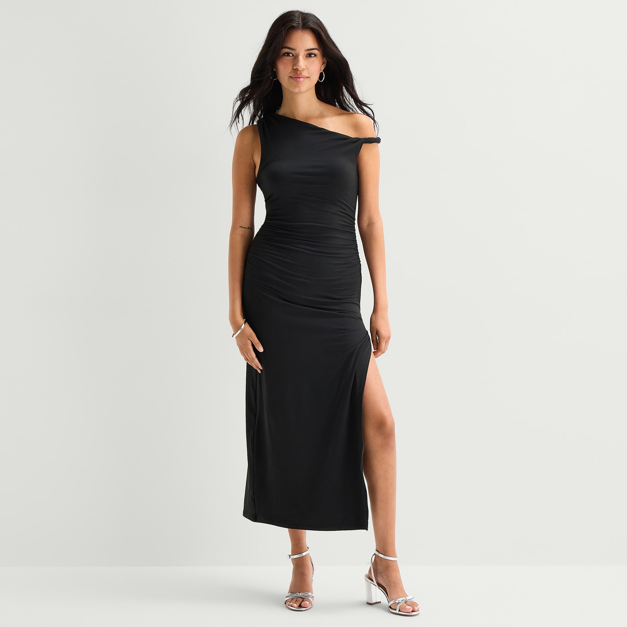 Forever 21 Womens High Neck Sleeveless Bodycon Dress