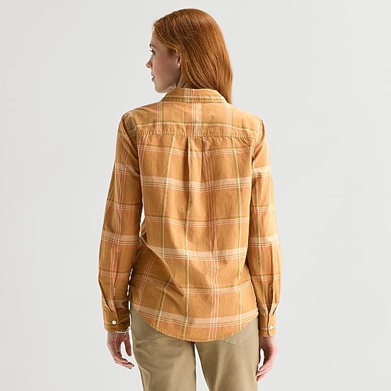 St. John's Bay Womens Easy-on + Easy-off Cuffed Long Sleeve Regular Fit Button-Down Shirt
