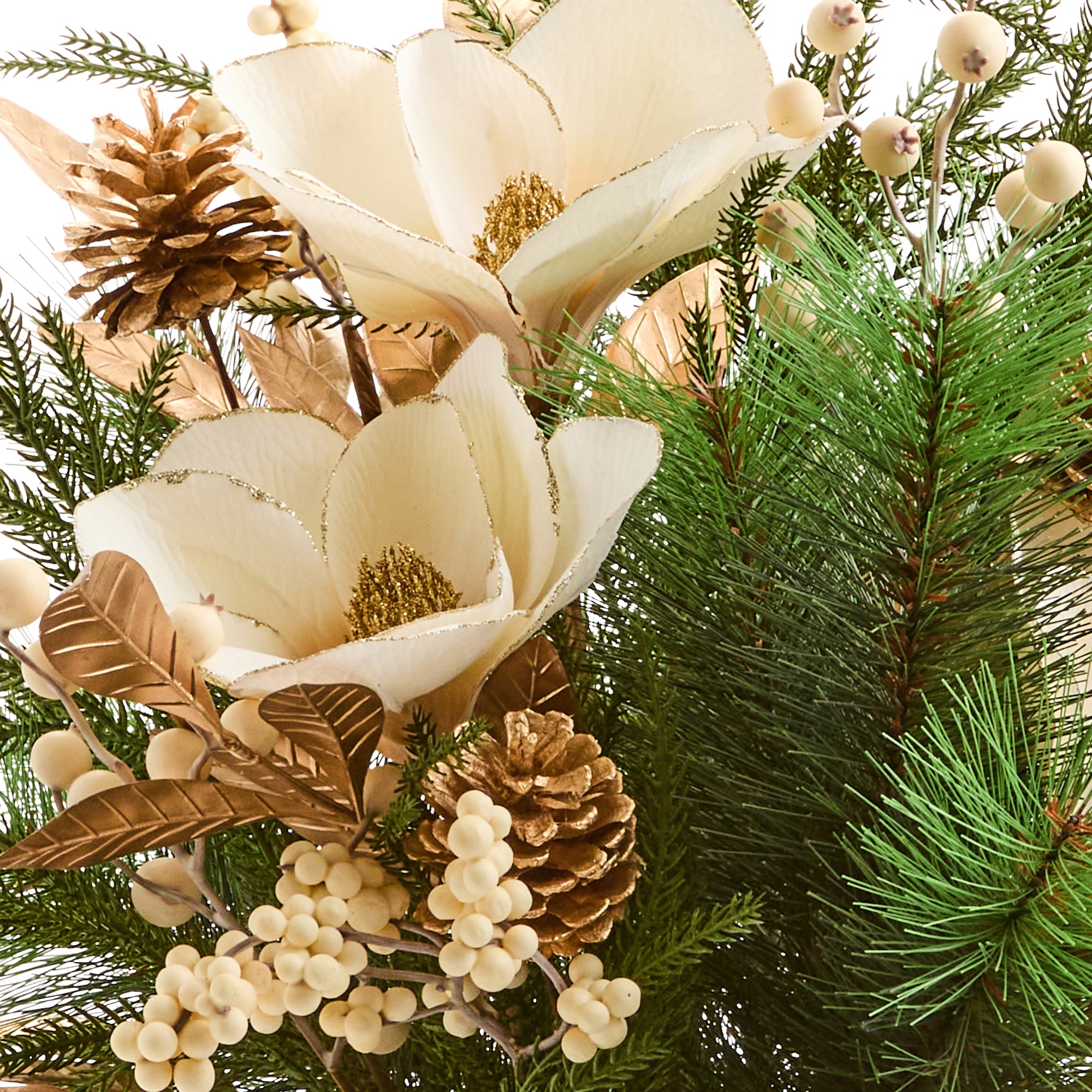 North Pole Trading Co. Xl Magnolia Floral Arrangement Floral Arrangement