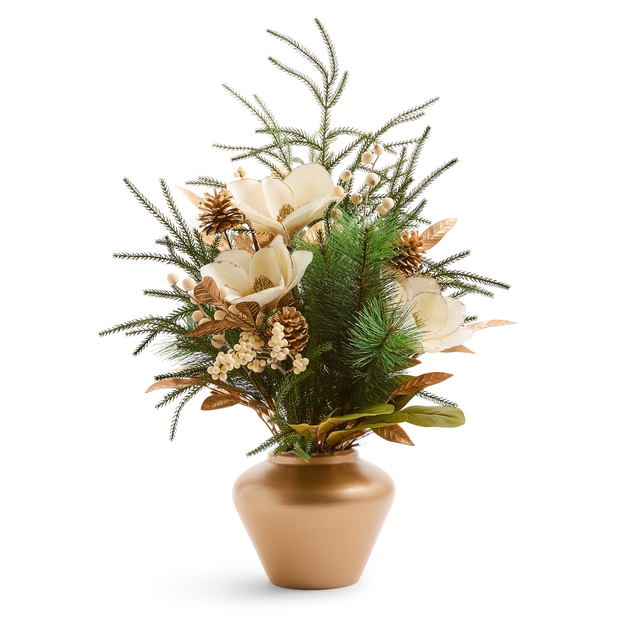 North Pole Trading Co. Xl Magnolia Floral Arrangement Floral Arrangement