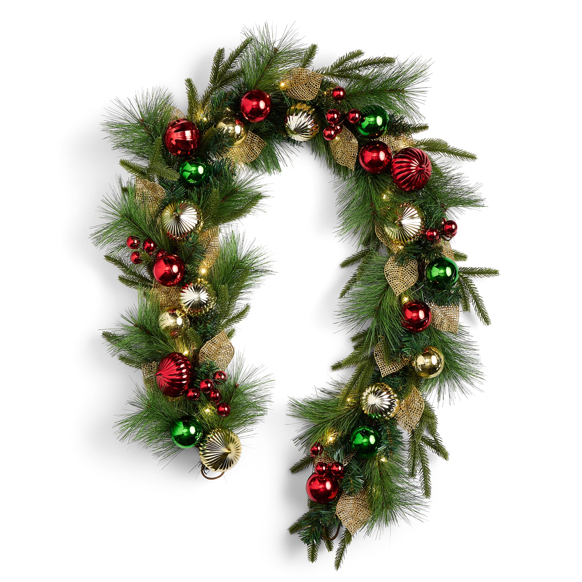 North Pole Trading Co. Multi Color Battery Operated Christmas Indoor Garland