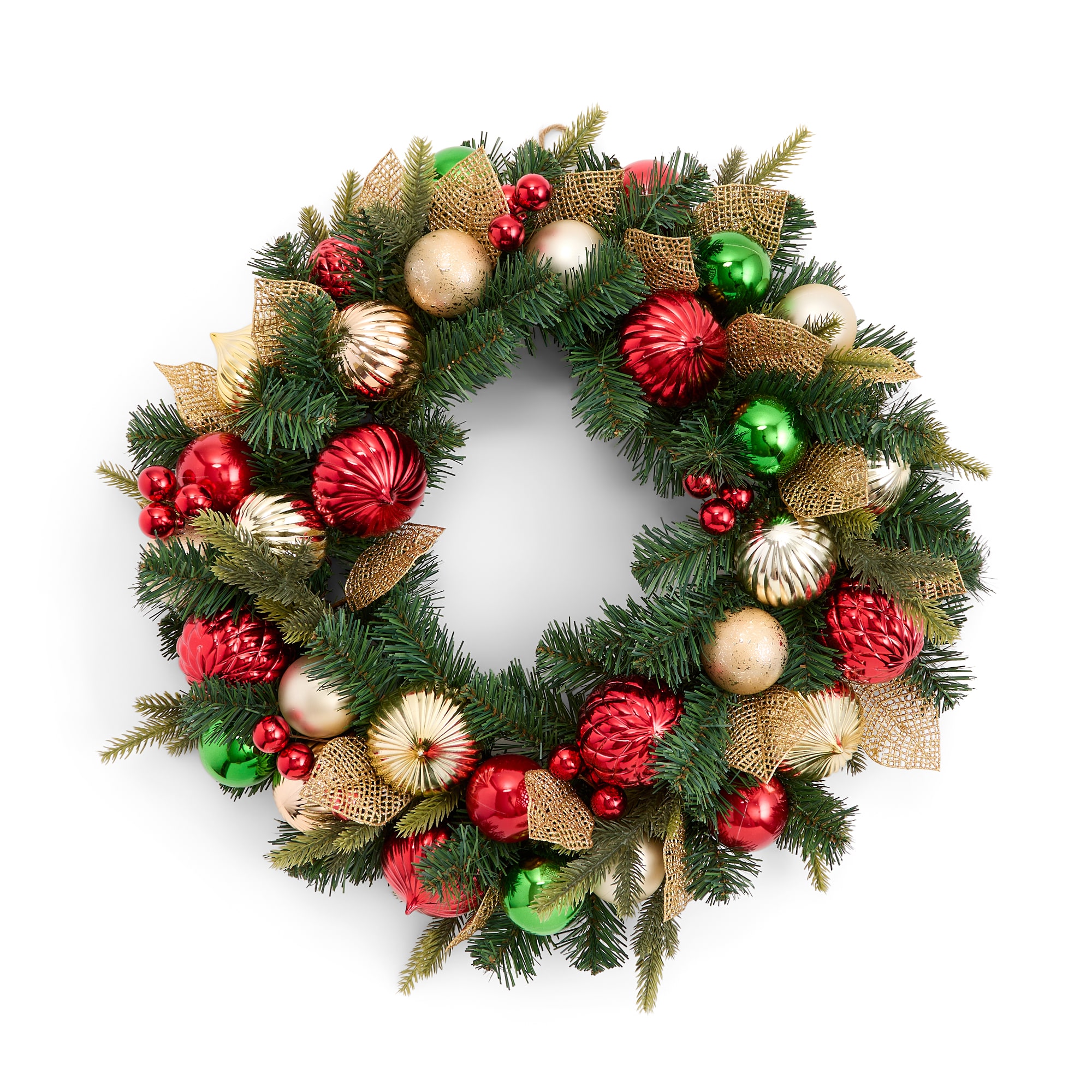 North Pole Trading Co. Multi Color Wreath Wreath