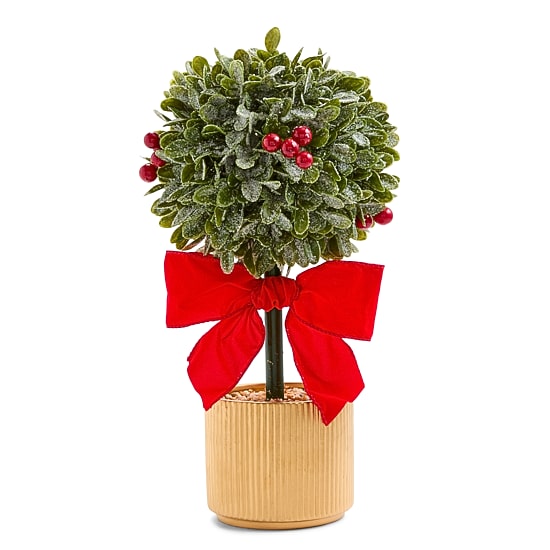 North Pole Trading Co. 16" Mistletoe Christmas Tabletop Tree