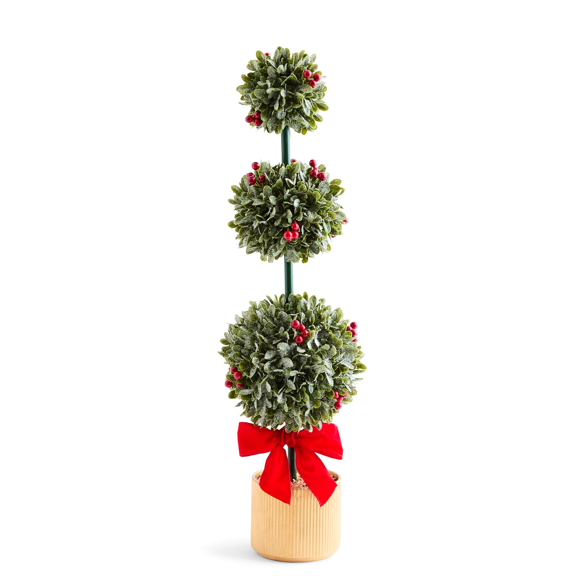 North Pole Trading Co. 36" Mistletoe Christmas Tabletop Tree