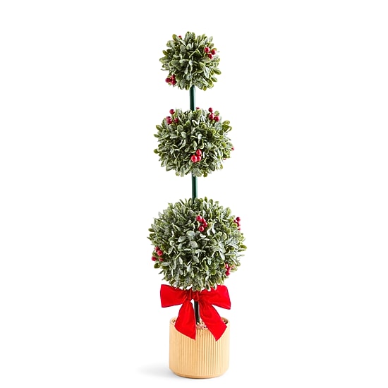 North Pole Trading Co. 36" Mistletoe Christmas Tabletop Tree