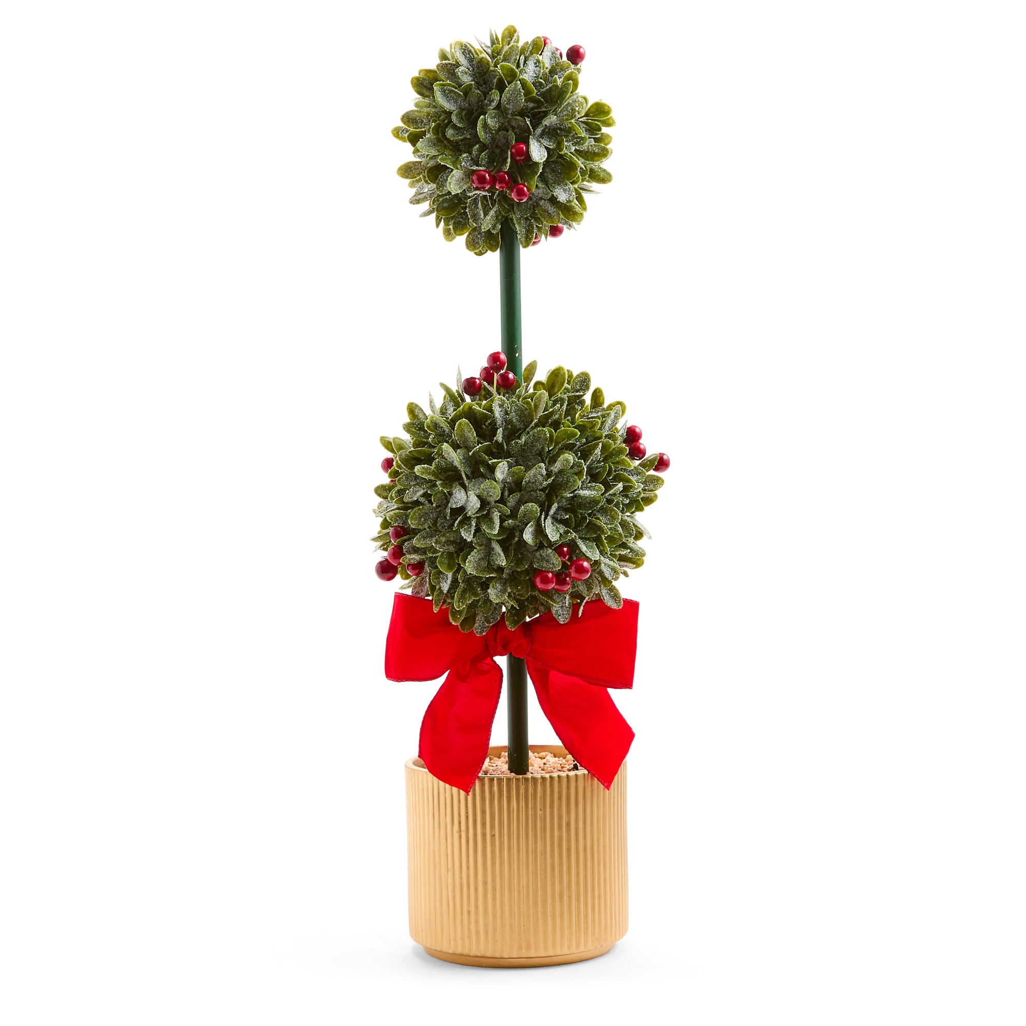 North Pole Trading Co. 26" Mistletoe Tabletop Tree Christmas Tabletop Tree