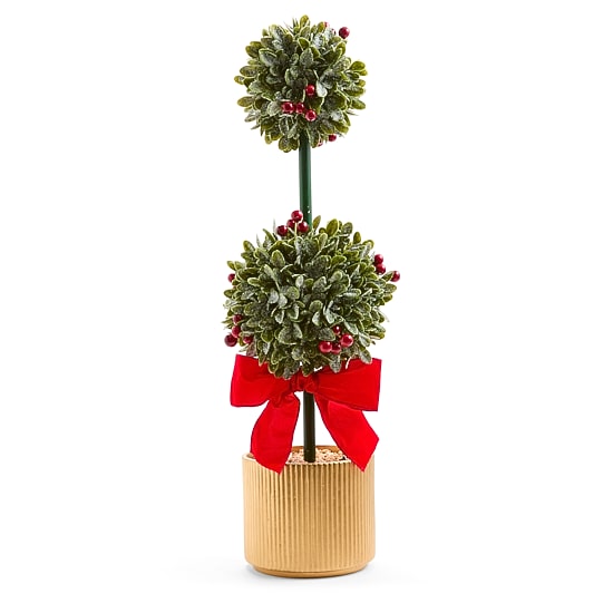 North Pole Trading Co. 26" Mistletoe Christmas Tabletop Tree