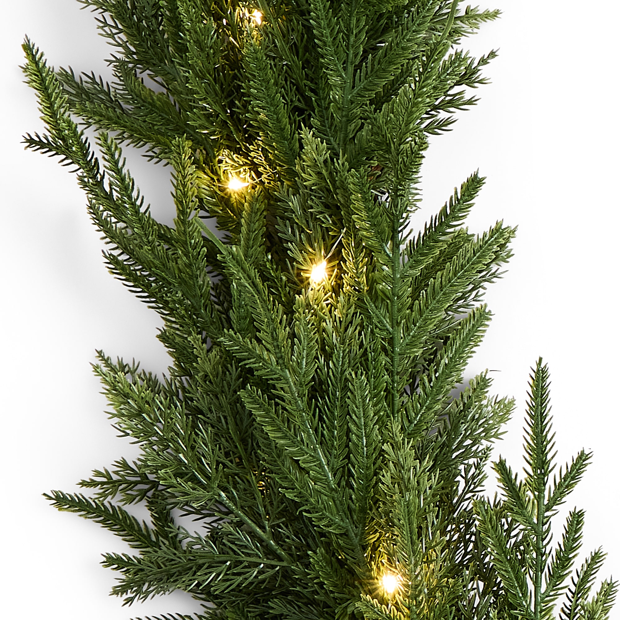 Martha Stewart 6' Led Norfolk Pine Garland Christmas Indoor Garland