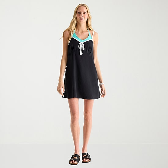Arizona Womens Juniors Dress Swimsuit Cover-Up