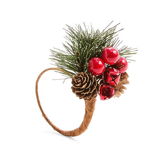 North Pole Trading Co. Jingel Bell 4-pc. Napkin Rings