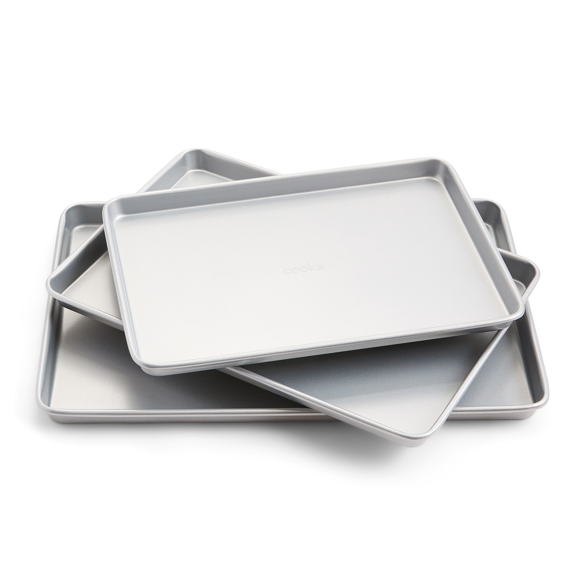 Cooks Carbon Steel 3-pc. Non-Stick Cookie Sheet Set