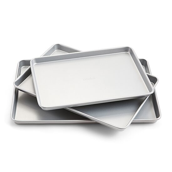 Cooks Carbon Steel 3-pc. Non-Stick Cookie Sheet Set