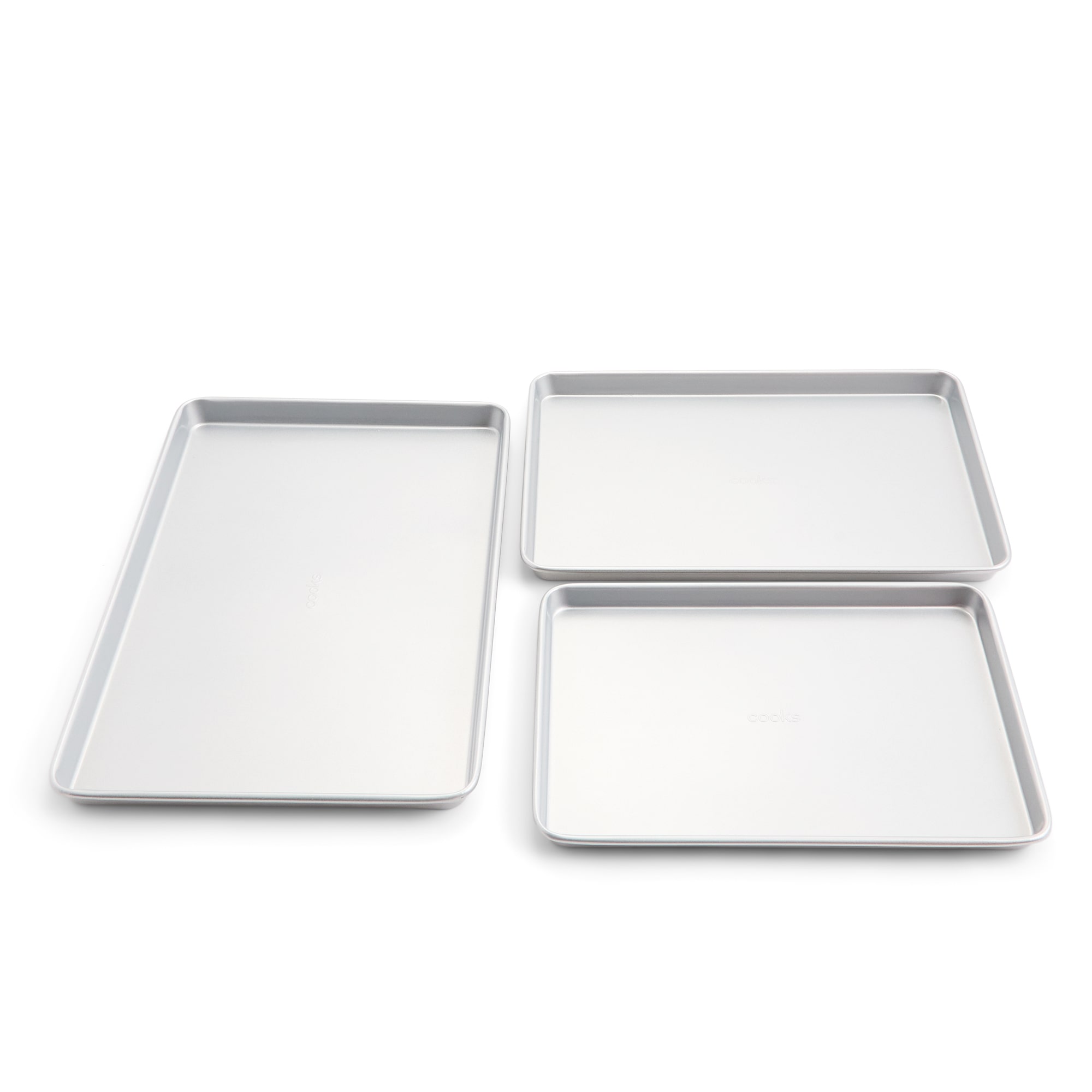 Cooks Carbon Steel 3-pc. Non-Stick Cookie Sheet Set