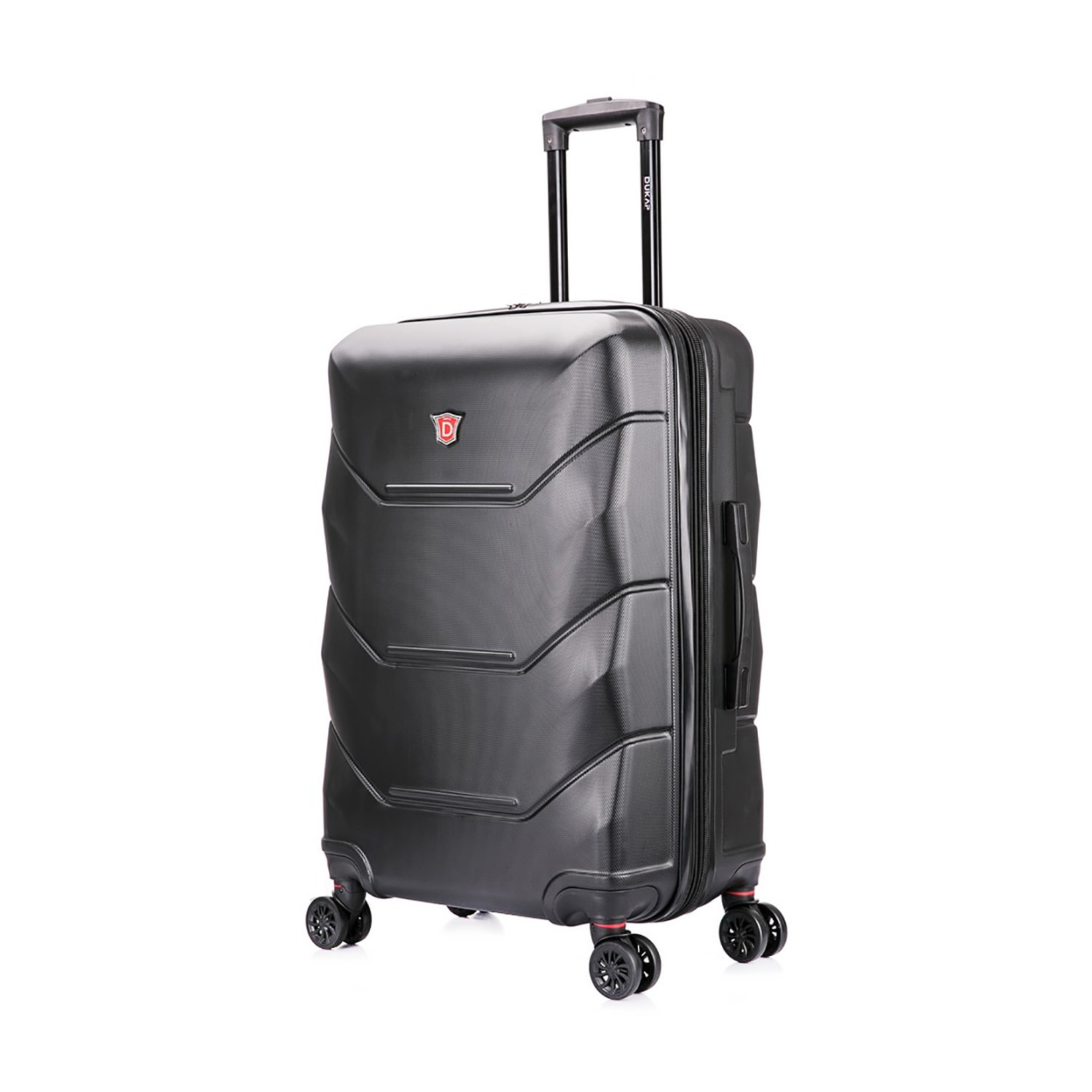 Dukap Zonix Inch Hardside Expandable Lightweight Checked Spinner Luggage