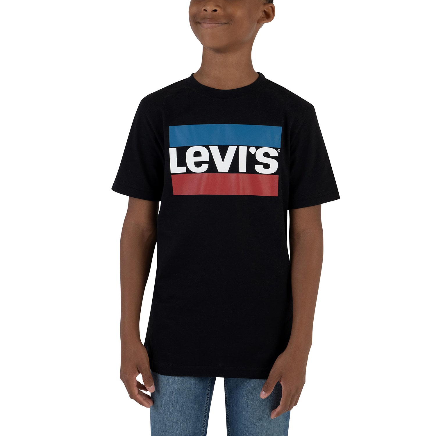 Levi's® Big Kid Boys Crew Neck Short Sleeve Regular Fit Graphic T-Shirt