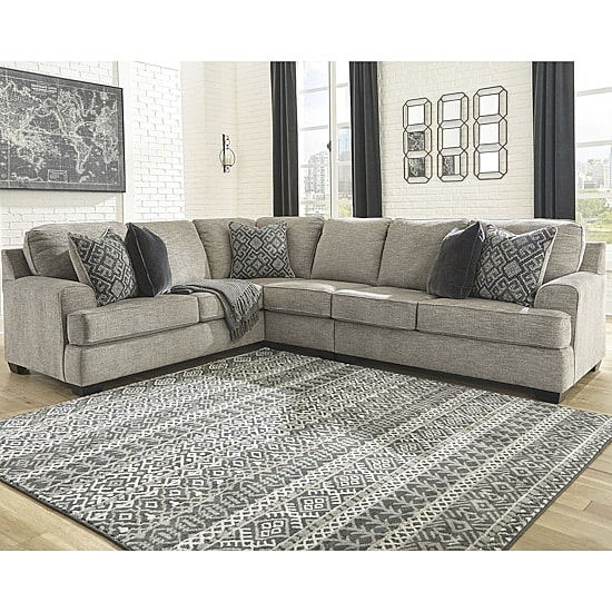 Signature Design by Ashley Bovarian 3-Piece Right-Arm Sofa, Left-Arm Loveseat Sectional