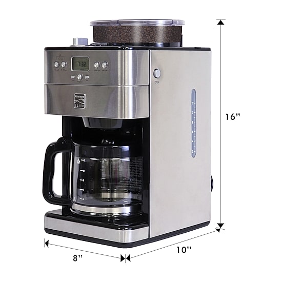 Kenmore Elite Grind and Brew Coffee Maker w/ Burr Grinder 12 Cup
