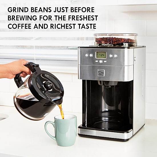 Kenmore Elite Grind and Brew Coffee Maker w/ Burr Grinder 12 Cup