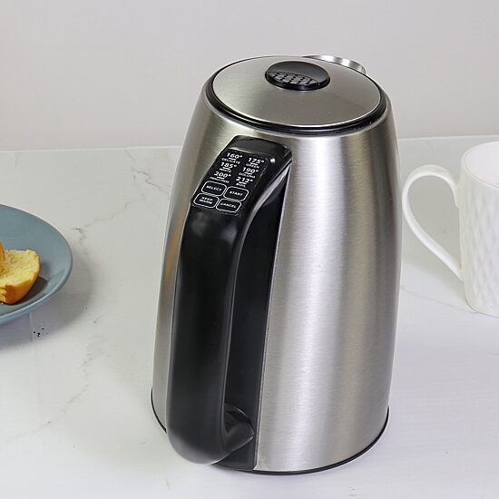 Kenmore 1.7L Cordless Electric Tea Kettle with 6 Temperature Pre-Sets