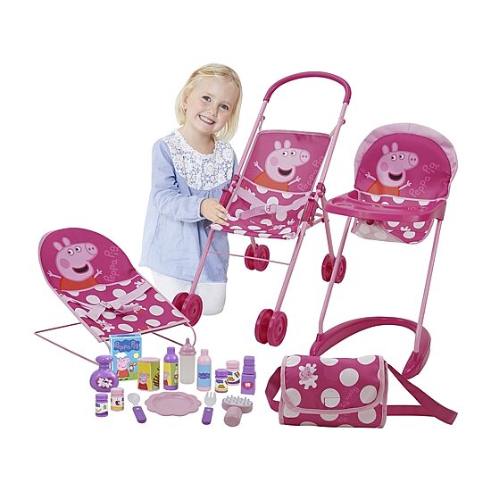 Peppa Pig Doll Sleep And Play Set