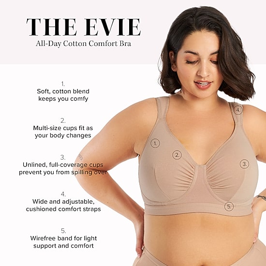 Leading Lady The Evie- Cotton Comfort Leisure Bra- 142
