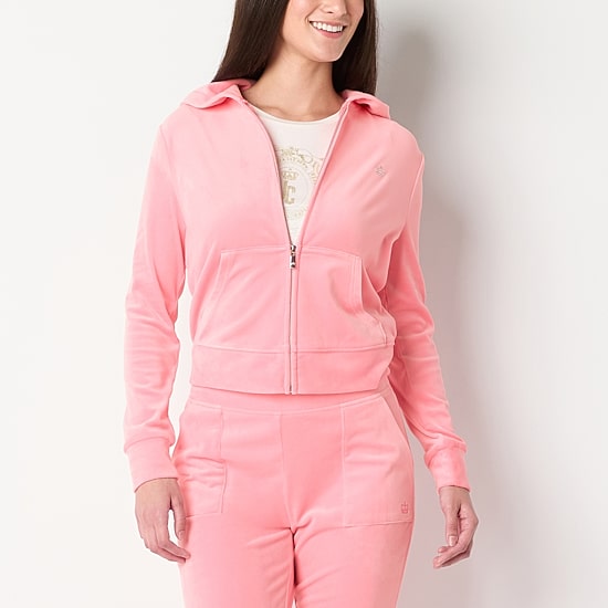 Juicy By Juicy Couture Womens Juniors Midweight Track Jacket