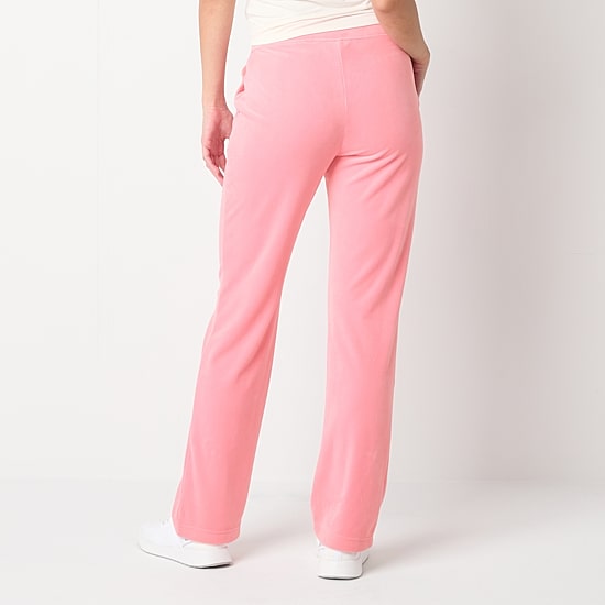 Juicy By Juicy Couture Womens Juniors Straight Mid Rise Track Pant