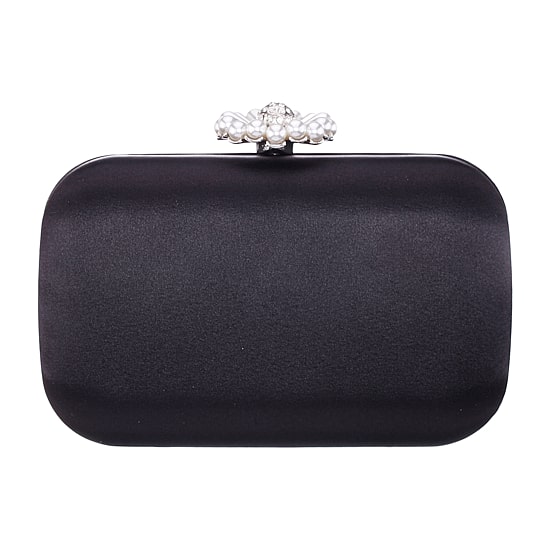 N By Nina Pearl Flower Minaudiere Evening Bag
