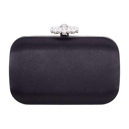 N By Nina Pearl Flower Minaudiere Evening Bag