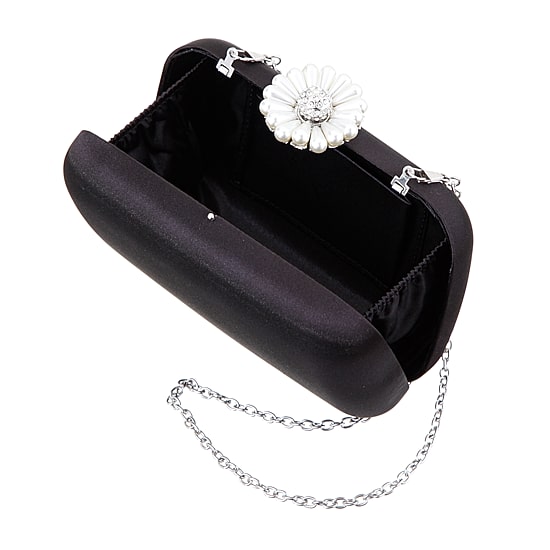 N By Nina Pearl Flower Minaudiere Evening Bag