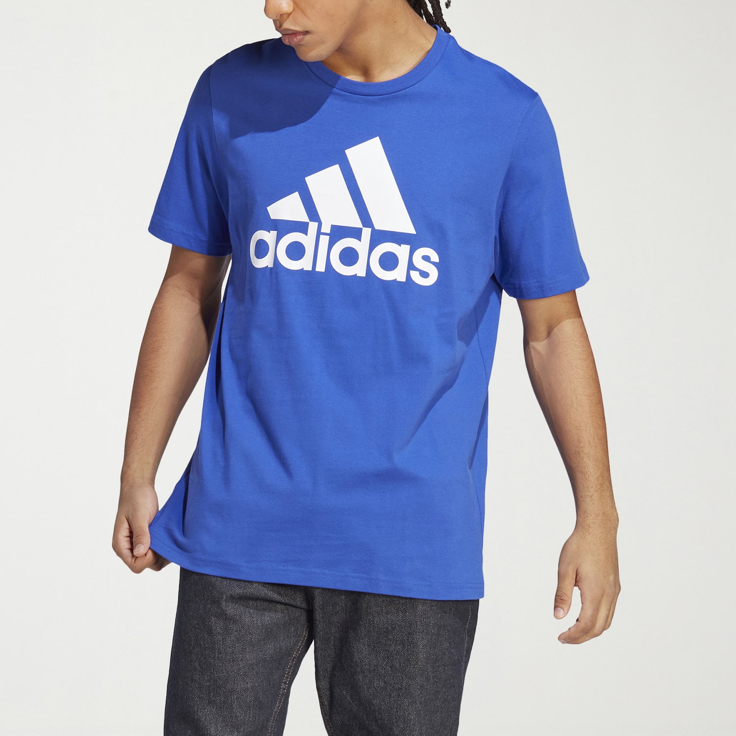 adidas Mens Crew Neck Short Sleeve Active T-Shirt