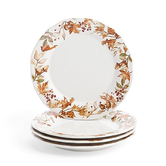 Linden Street Terra Pumpkin 4-pc. Stoneware Dinner Plate