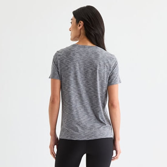 Xersion Womens Performance Crew Neck Short Sleeve T-Shirt