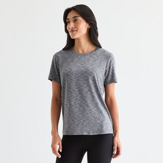 Xersion Womens Performance Crew Neck Short Sleeve T-Shirt