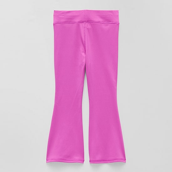 Okie Dokie Toddler & Little Girls Knit Active Flare Full Length Leggings