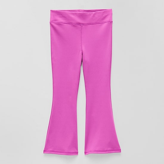 Okie Dokie Toddler & Little Girls Knit Active Flare Full Length Leggings