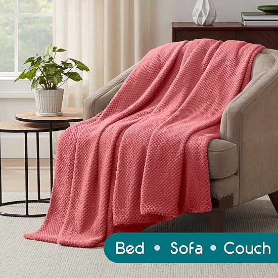 Vellux Ultra Soft Light Weight Plush Texture Blanket
