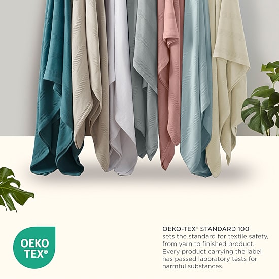 Vellux All Season Knit Cotton Collection Blanket