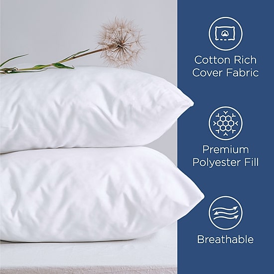 Martex T200 2 Pack Bed Pillow