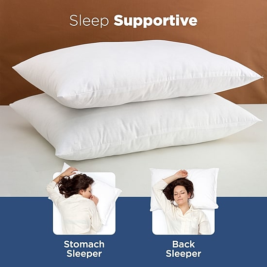Martex Sweet Dreams 2 Pack Soft/Medium Density Bed Pillow