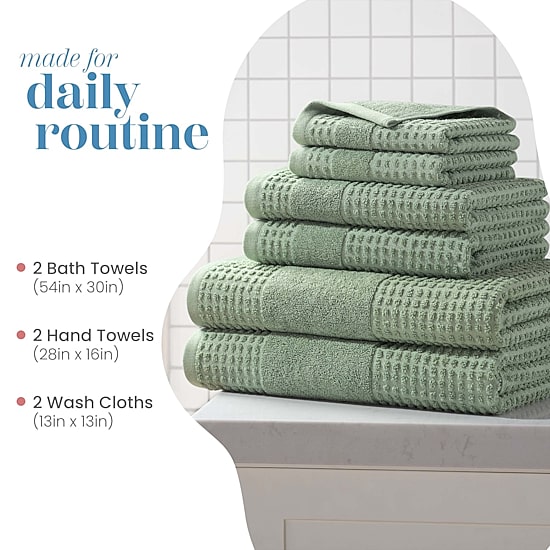 Martex 6-pc. Quick Dry Bath Towel Set