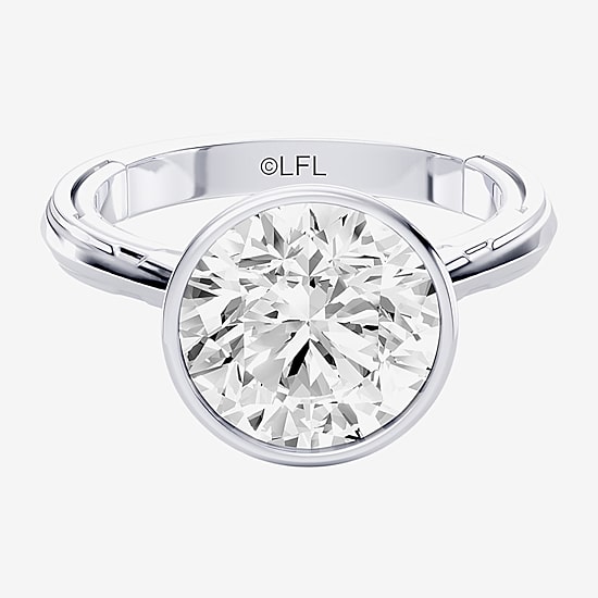 Star Wars Fine Jewelry Star Wars Fine Jewelry R2-D2 (F / Si1) Womens 3 1/8 Ct. T.W. Lab Grown White Diamond 10K Gold Round Star Wars Engagement Ring