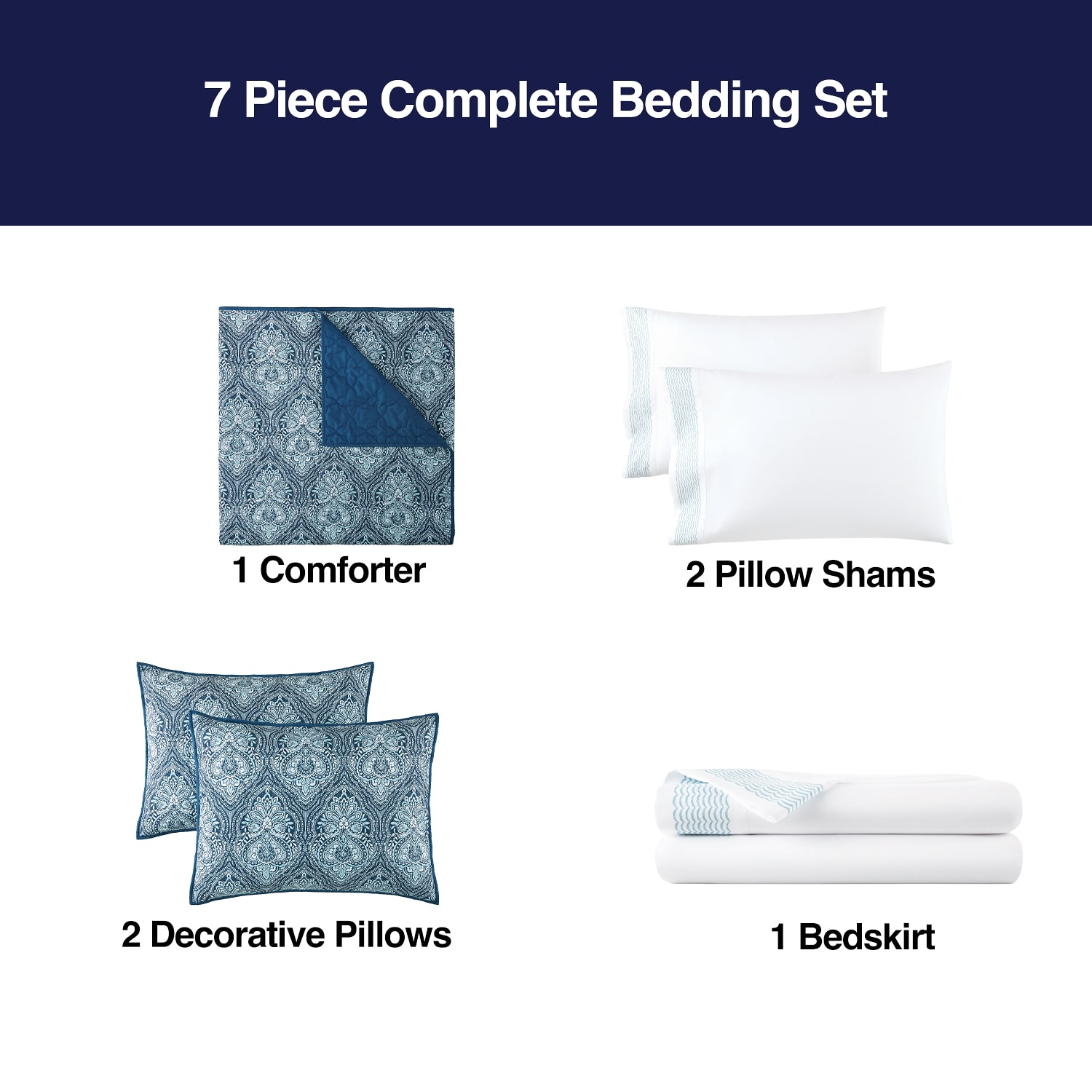 Broadhaven Elanor 7-pc. Quilt Set