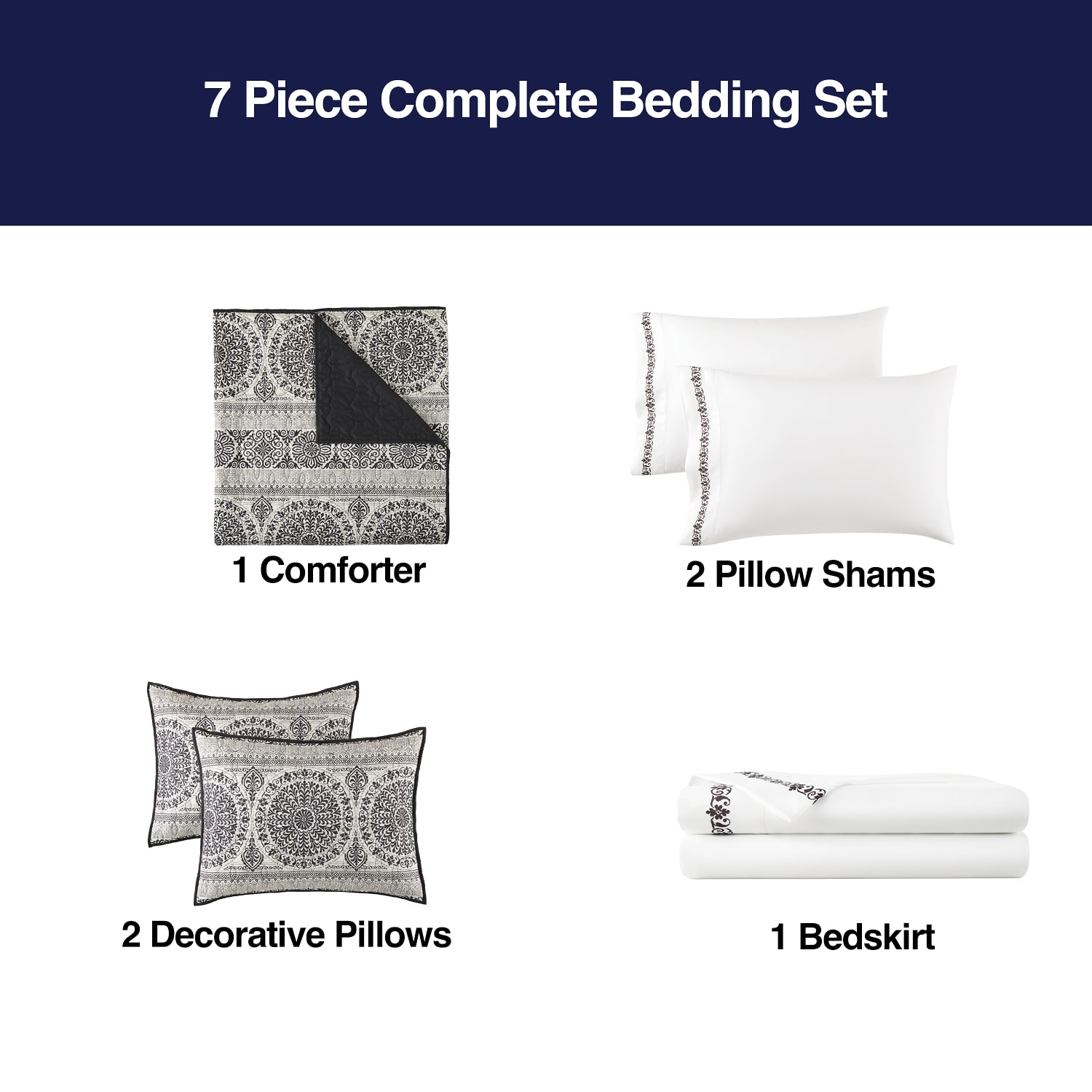 Broadhaven Brisbane 7-pc. Quilt Set