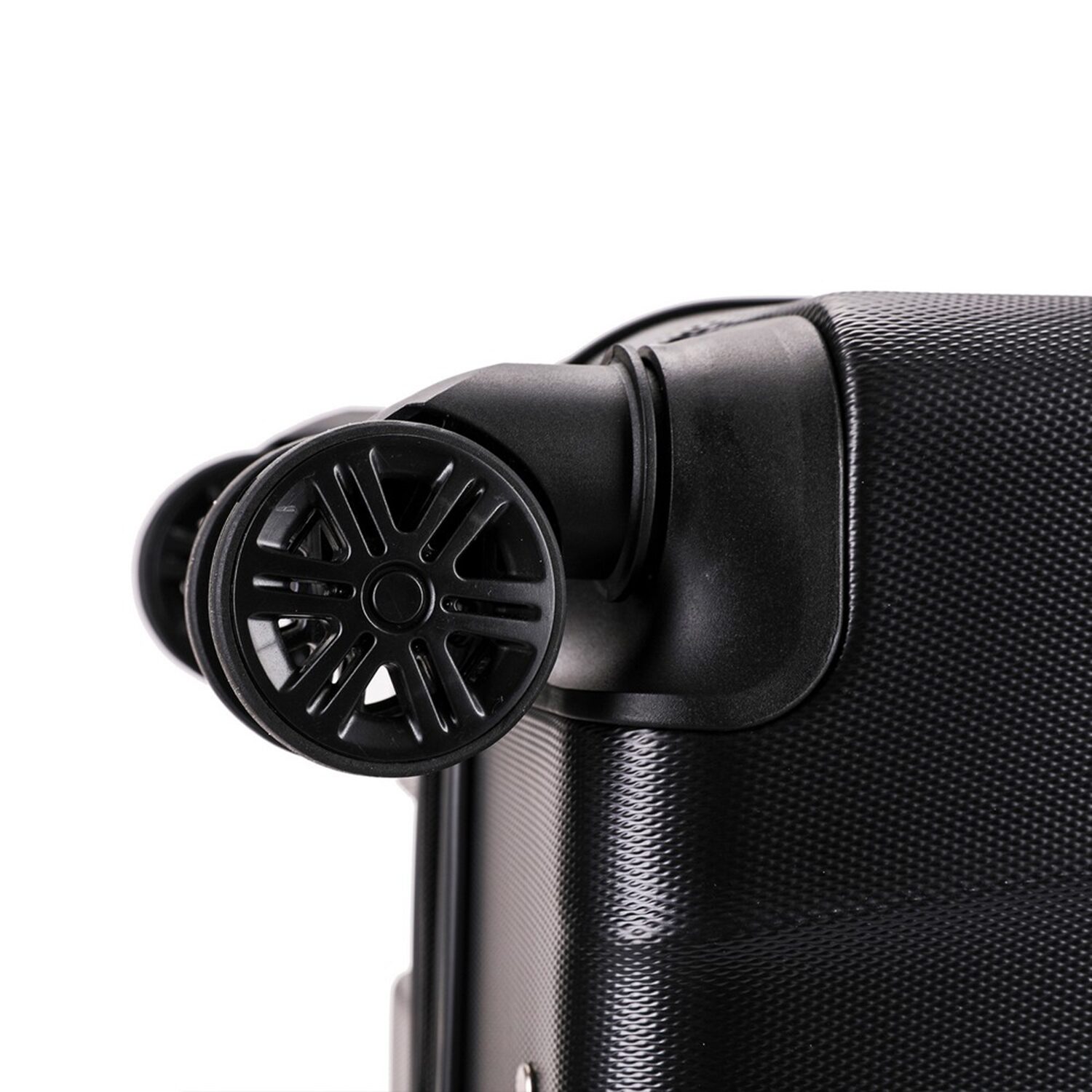 InUSA Ally 24 Inch Hardside Expandable LIGHTWEIGHT Checked Spinner Luggage